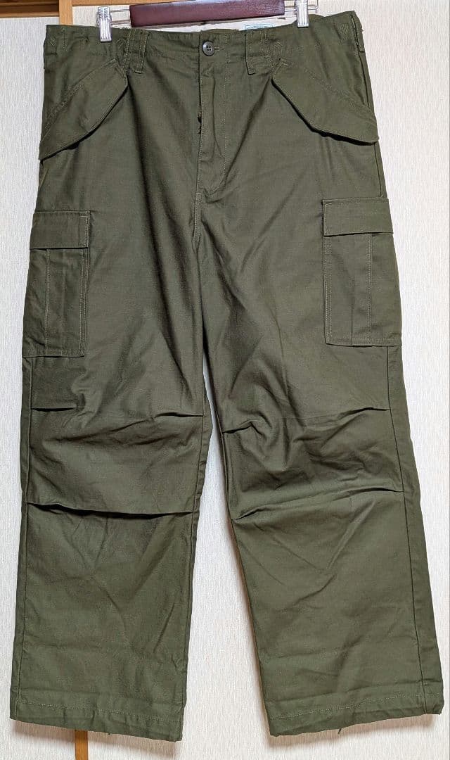 BEEKMAN カーゴパンツ オリーブグリーン
