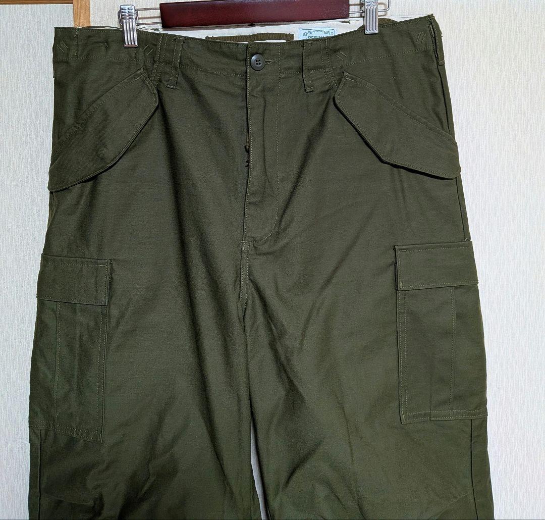 BEEKMAN カーゴパンツ オリーブグリーン