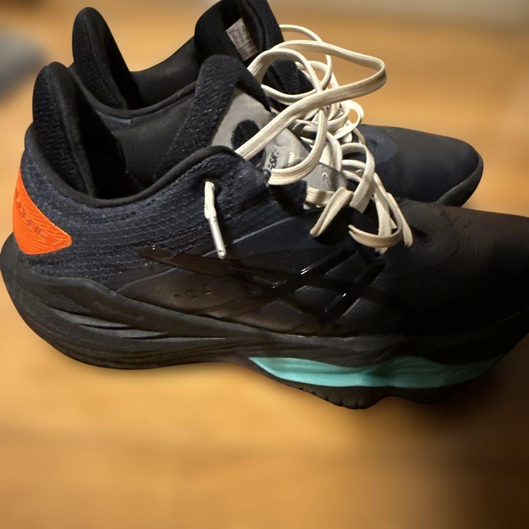 ASICS バスケットボールシューズ ネイビー