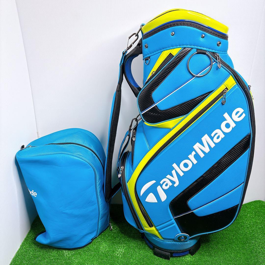 テーラーメイド　TaylorMade ブルー　カート式 キャディバッグ 9.5型