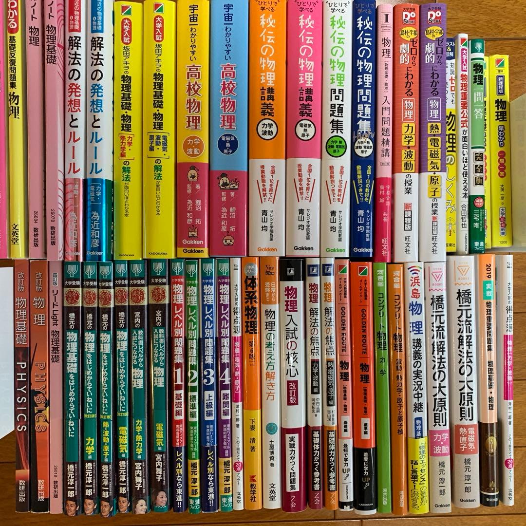 大学受験物理学習参考書50冊セット