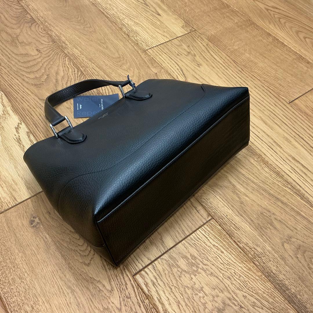 PELLE MORBIDA ブラック トートバッグ 保存袋付き