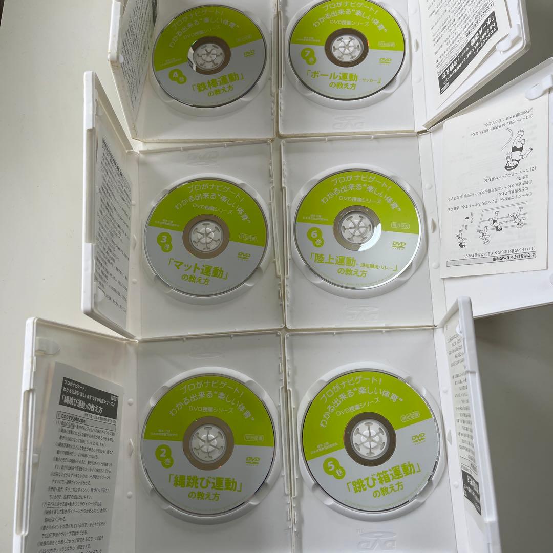 わかる出来る楽しい体育 DVD授業シリーズ 6巻セット　根本正雄