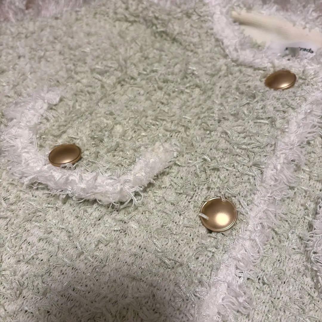 （新品未使用）マイストラーダ♡ リボンテープニットジャケット