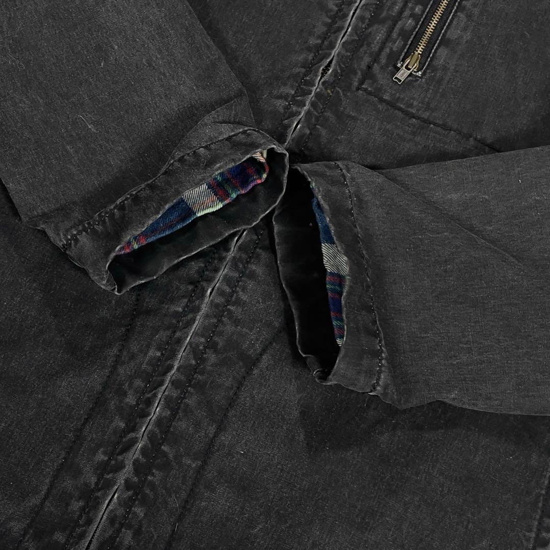 ガイジンメイド ブラックデニム フーディ ワークジャケット 黒 S~M