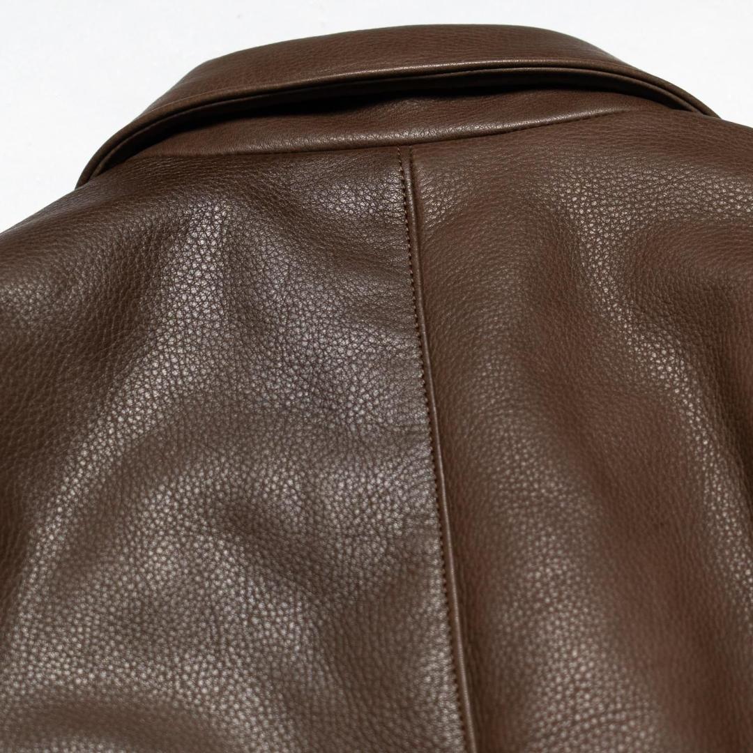 m*a様 UNUSED Leather car coat SIZE2