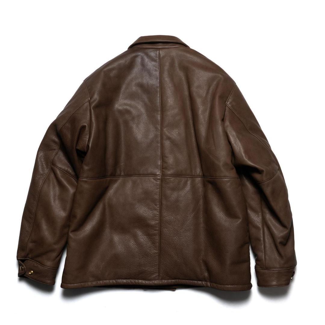 m*a様 UNUSED Leather car coat SIZE2