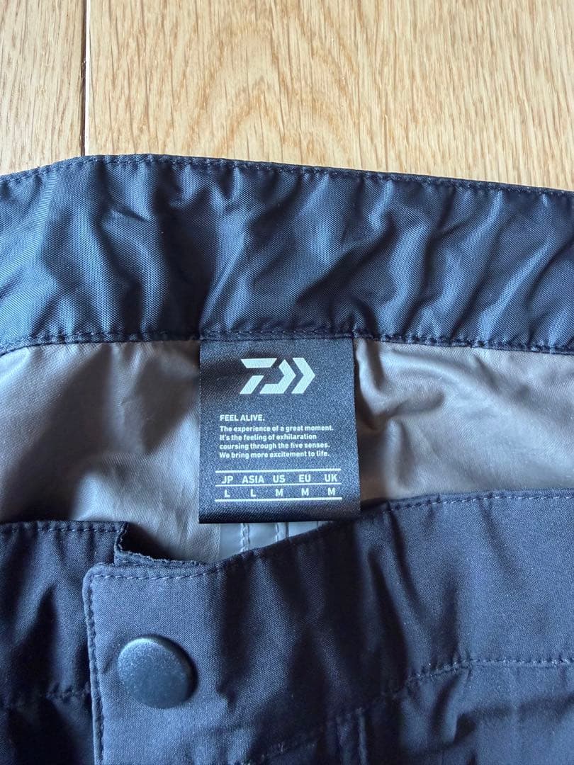 Daiwa GORE-TEX フィッシングパンツ Lサイズ ブラック