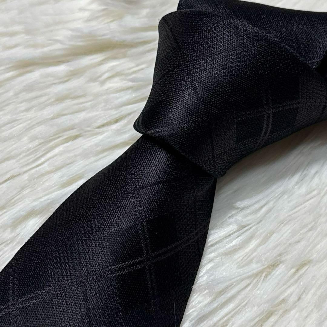 【未使用品】Paul Smith ブランドネクタイ　高級シルク　ブラック