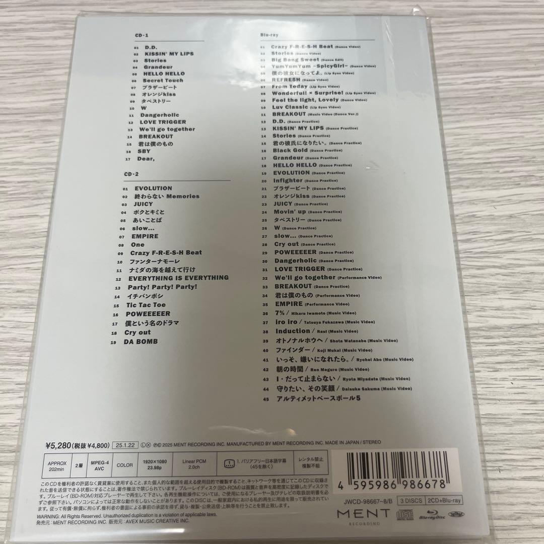  Man THE BEST 2020-2025 初回限定盤A/B/通常盤