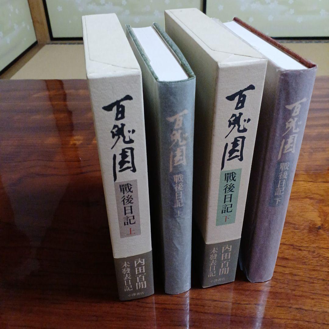 百鬼園戦後日記上、下全2冊セットです。内田百閒。
