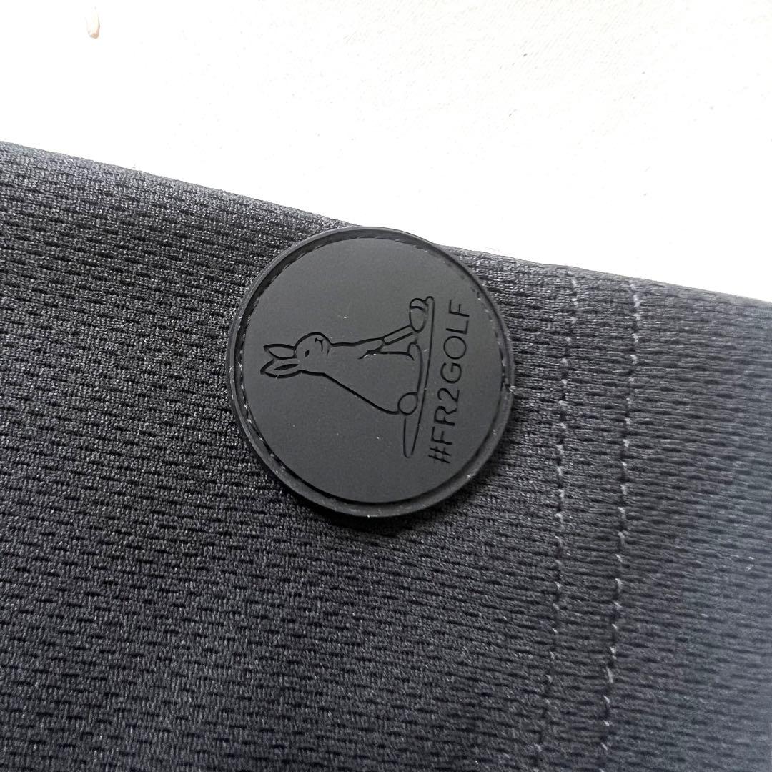 FR2 GOLF エフアールツーゴルフ　メンズ　バッグロゴ　ポロシャツ　L ロゴ