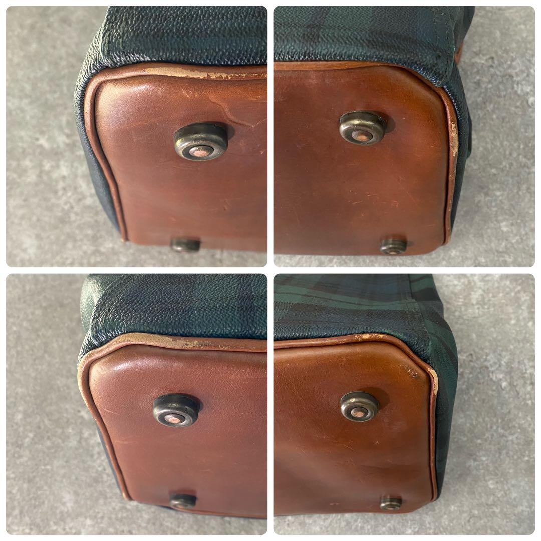 ポロラルフローレン ブラックウォッチ トートバッグ ドクターバッグ