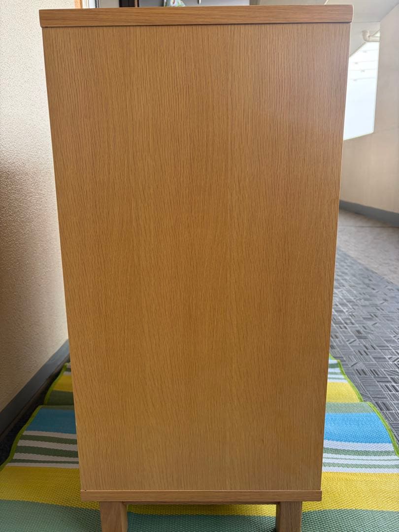 無印良品　食器棚　引き戸　キャビネット