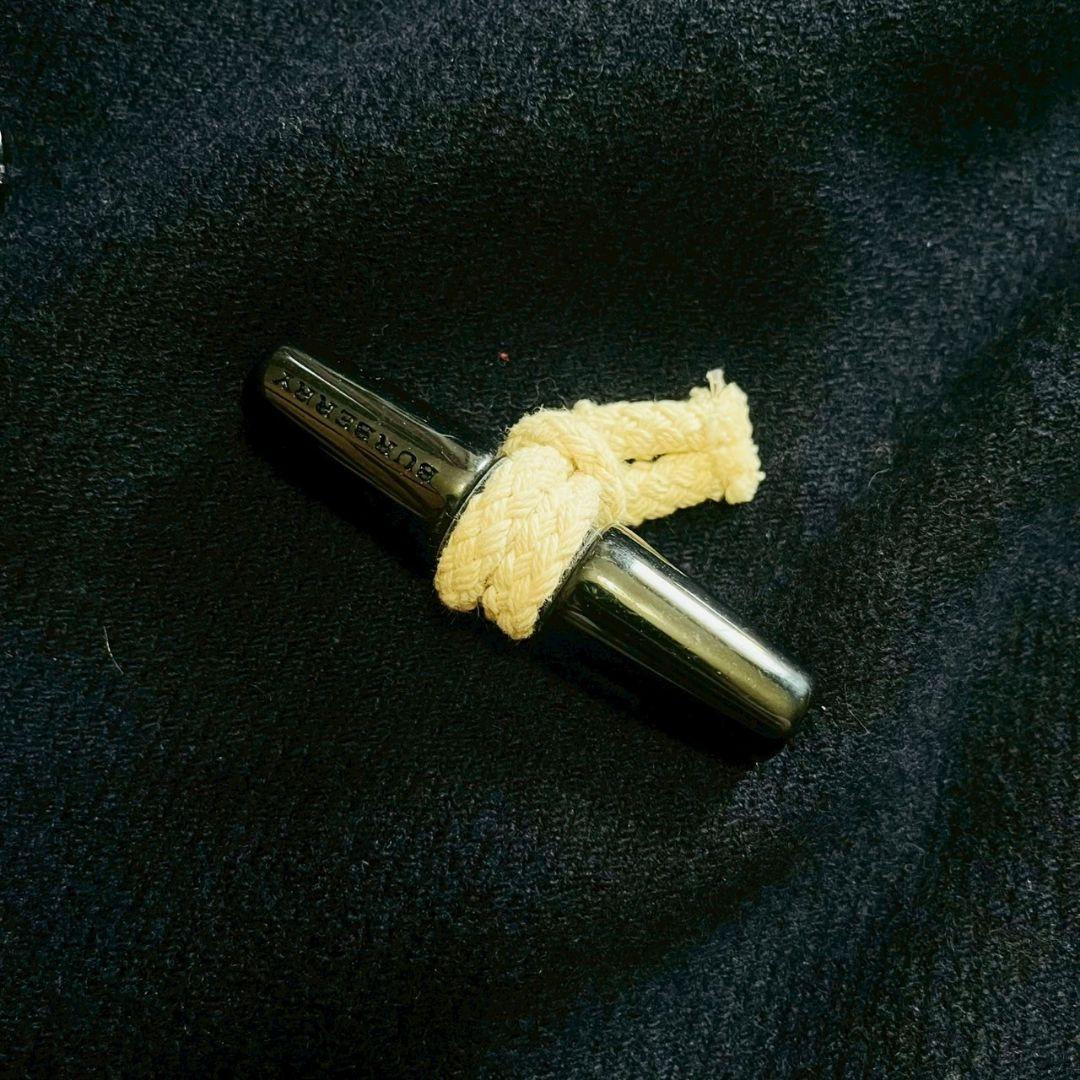 美品✨バーバリー Capsmoore ウールカシミヤ ダッフルケープポンチョ