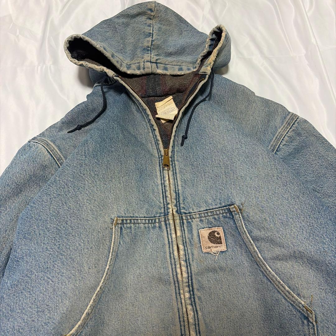 皇*】様 90s Carhartt Denim Active Jacket