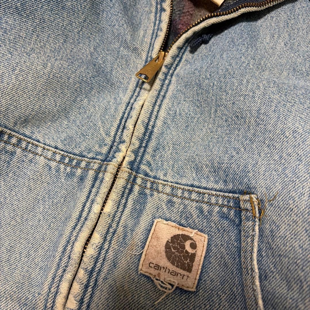 皇*】様 90s Carhartt Denim Active Jacket