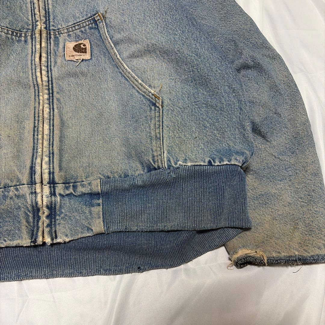 皇*】様 90s Carhartt Denim Active Jacket