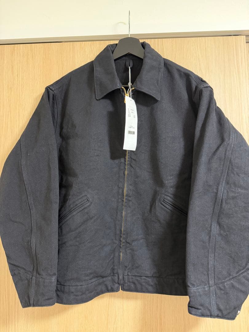 BLACK DENIM ZIP SHORT JACKET comoli サイズ1