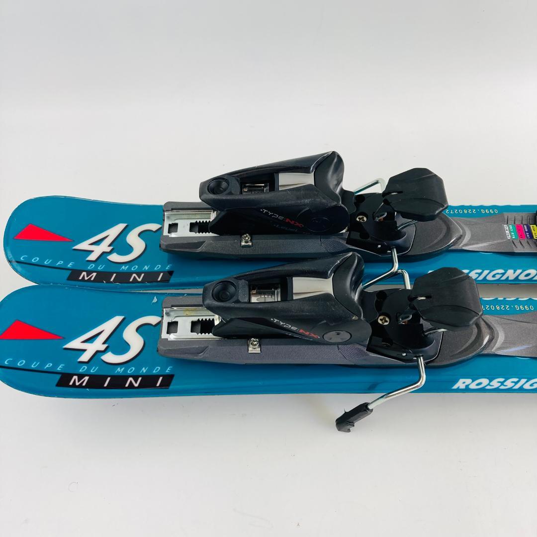 ロシニョール 4S MINI ショートスキー LOOK ビンディング付 ブルー