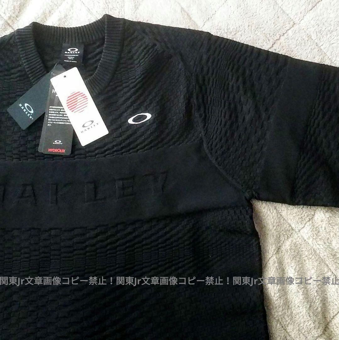 オークリー XXL フロント立体ロゴ 保温セーター ストレッチ ゴルフ