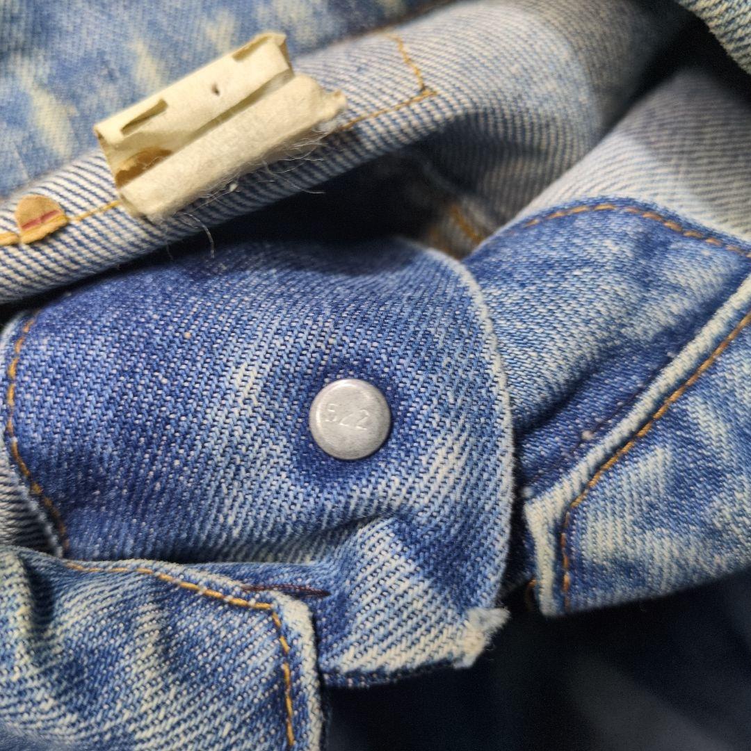 Levi's　デニムジャケット　small　e 70s VINTAGE　USA製