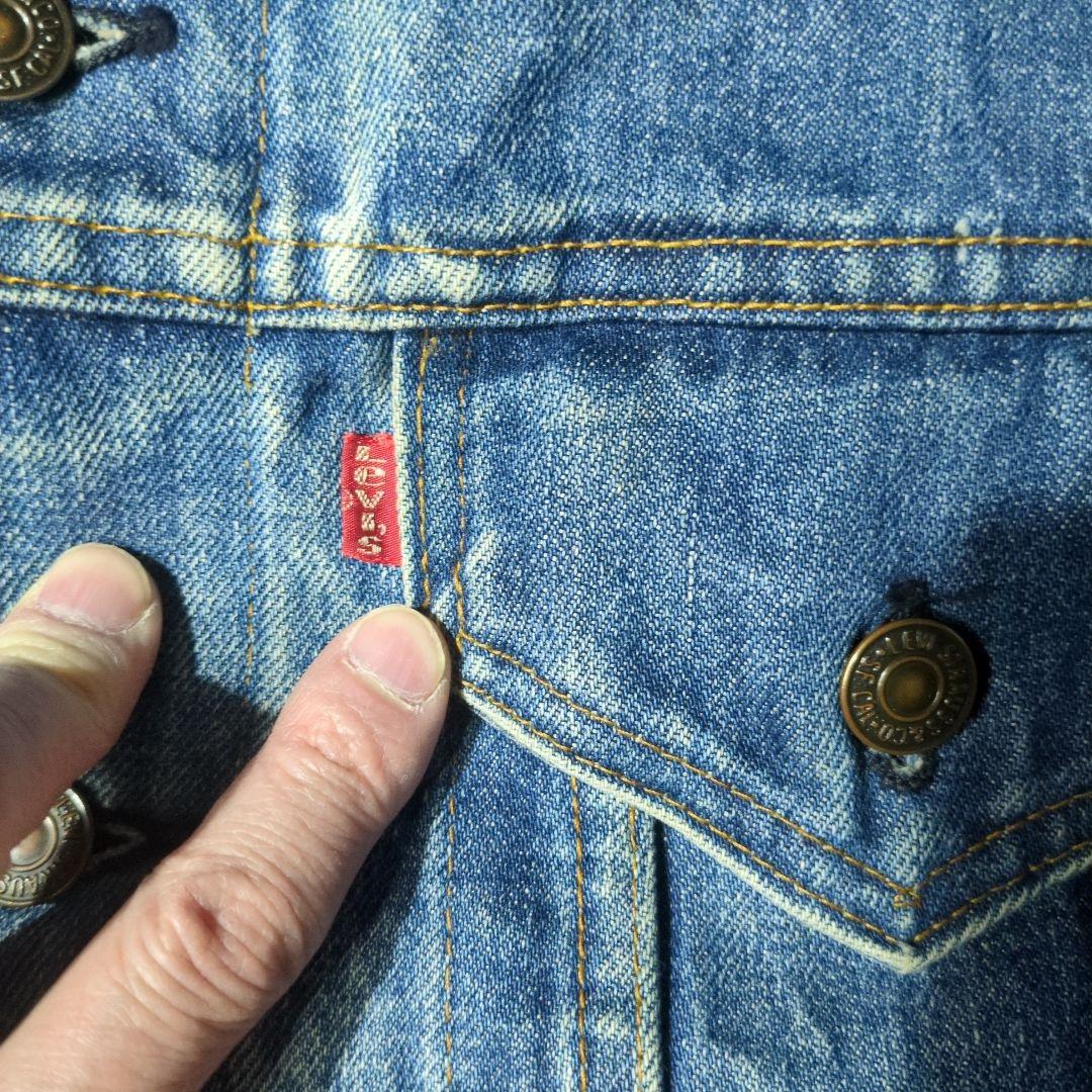 Levi's　デニムジャケット　small　e 70s VINTAGE　USA製