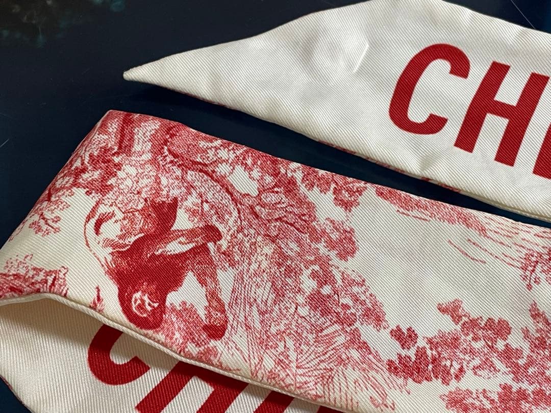 クリスチャンディオール Dior ミッツァ シルクスカーフ 中古