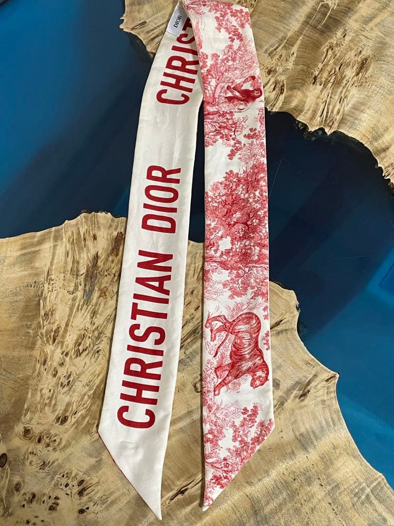 クリスチャンディオール Dior ミッツァ シルクスカーフ 中古