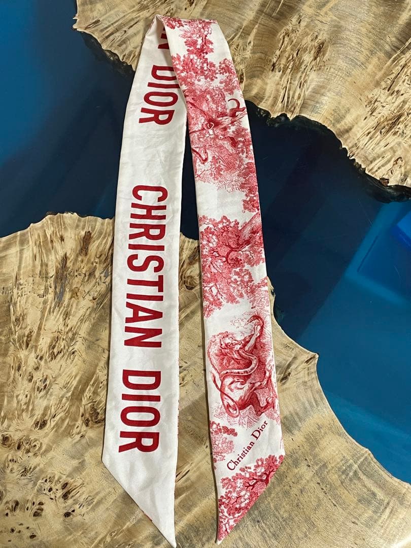 クリスチャンディオール Dior ミッツァ シルクスカーフ 中古