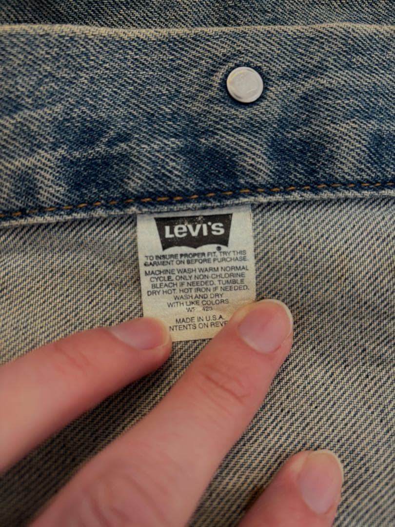 Levi's デニム　トラッカージャケット　USA製　1980〜1990