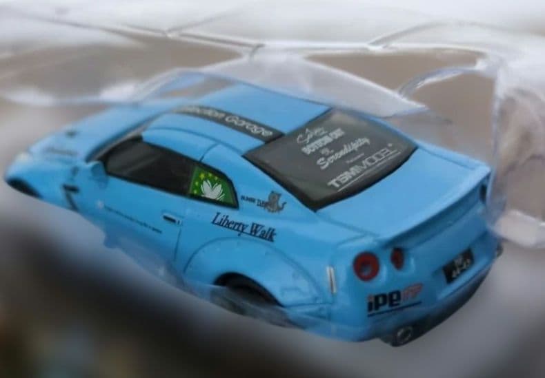minigt R35 Light Blueダックテール　開封品