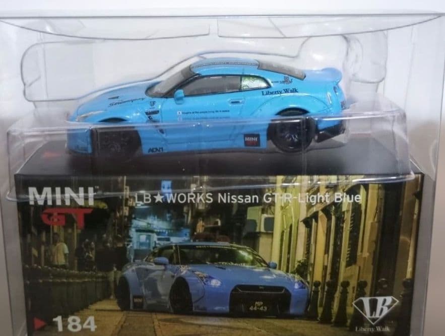 minigt R35 Light Blueダックテール　開封品