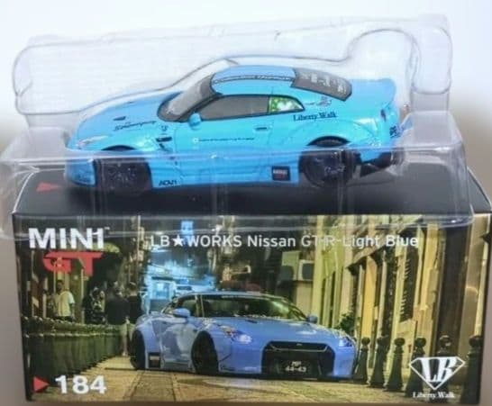 minigt R35 Light Blueダックテール　開封品