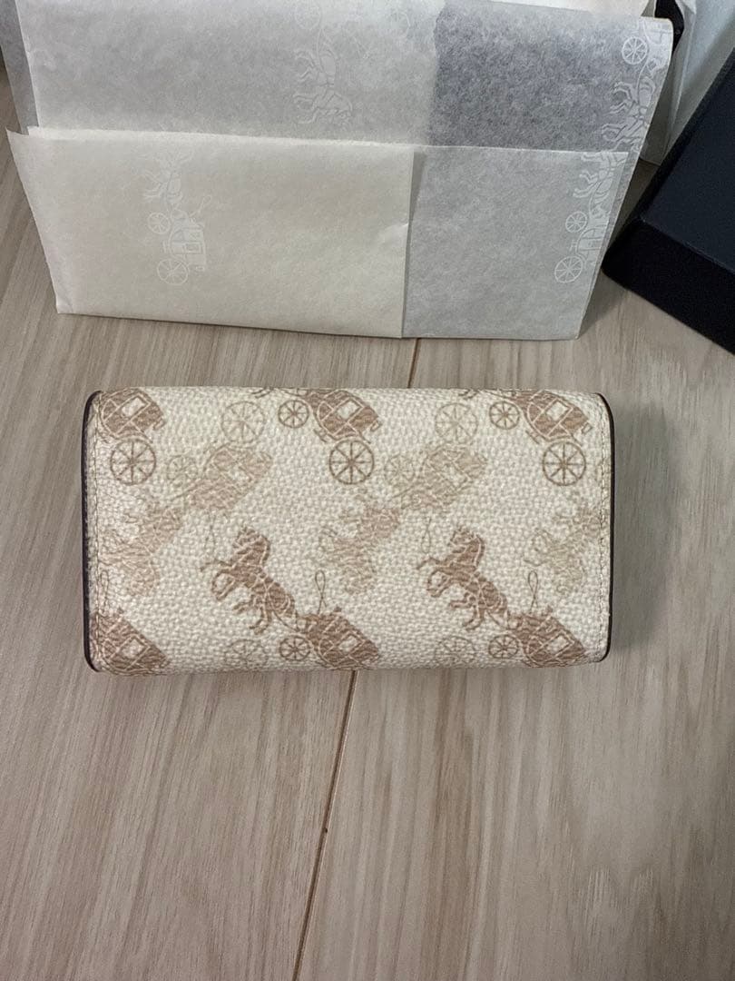 新品未使用 コーチ 6リング キーケース C9612 COACH