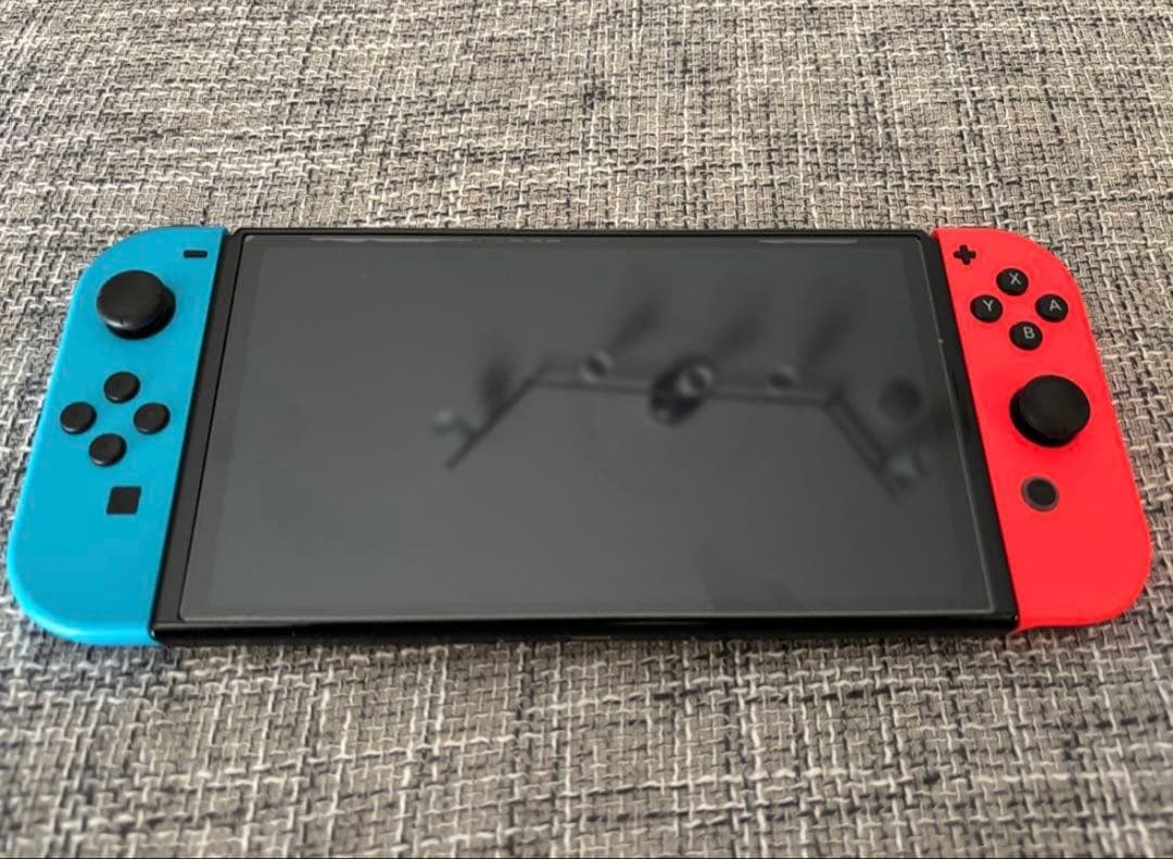 Nintendo Switch 本体 青/赤 充電器付き