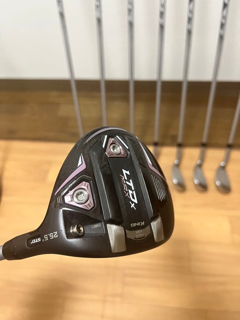 美品新品◼️コブラレディースゴルフクラブセット11本ドライバー7Wアイアンゼクシオ