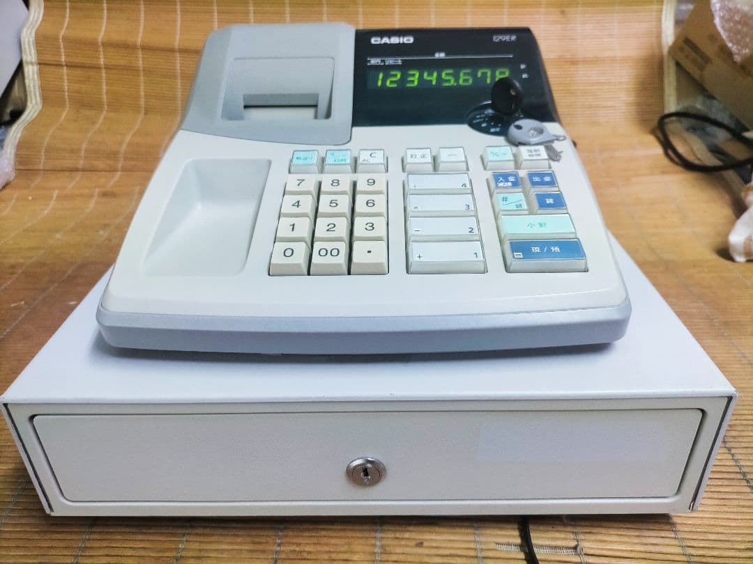 カシオレジスター　129ER　簡単便利特殊　送料込　600068