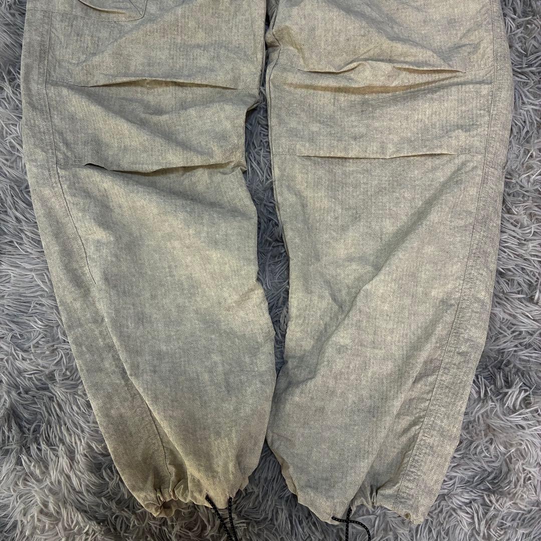 24AW インターブリード テックパンツ カーゴワイド ベージュ XL ビッグ