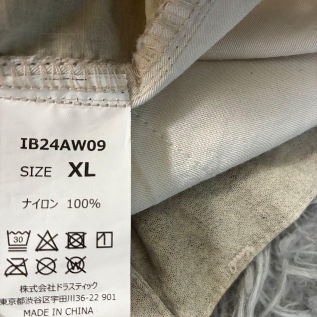 24AW インターブリード テックパンツ カーゴワイド ベージュ XL ビッグ