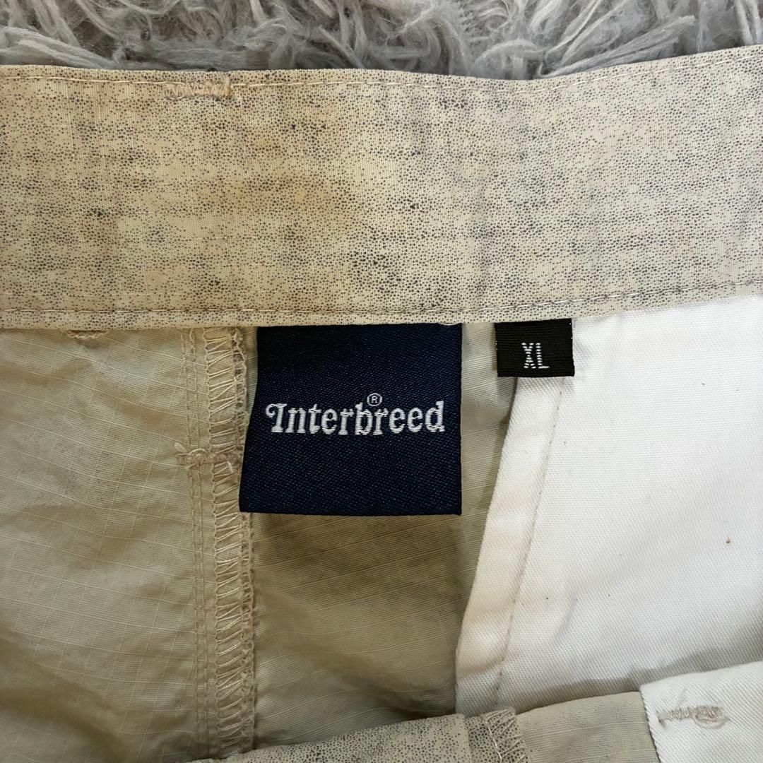 24AW インターブリード テックパンツ カーゴワイド ベージュ XL ビッグ