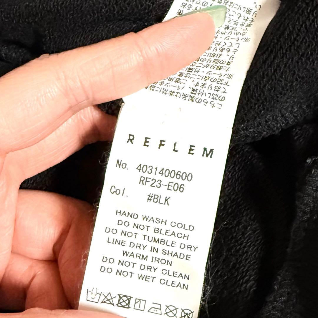 REFLEM / レフレム DリングロゴテープZIPパーカー/パーカー