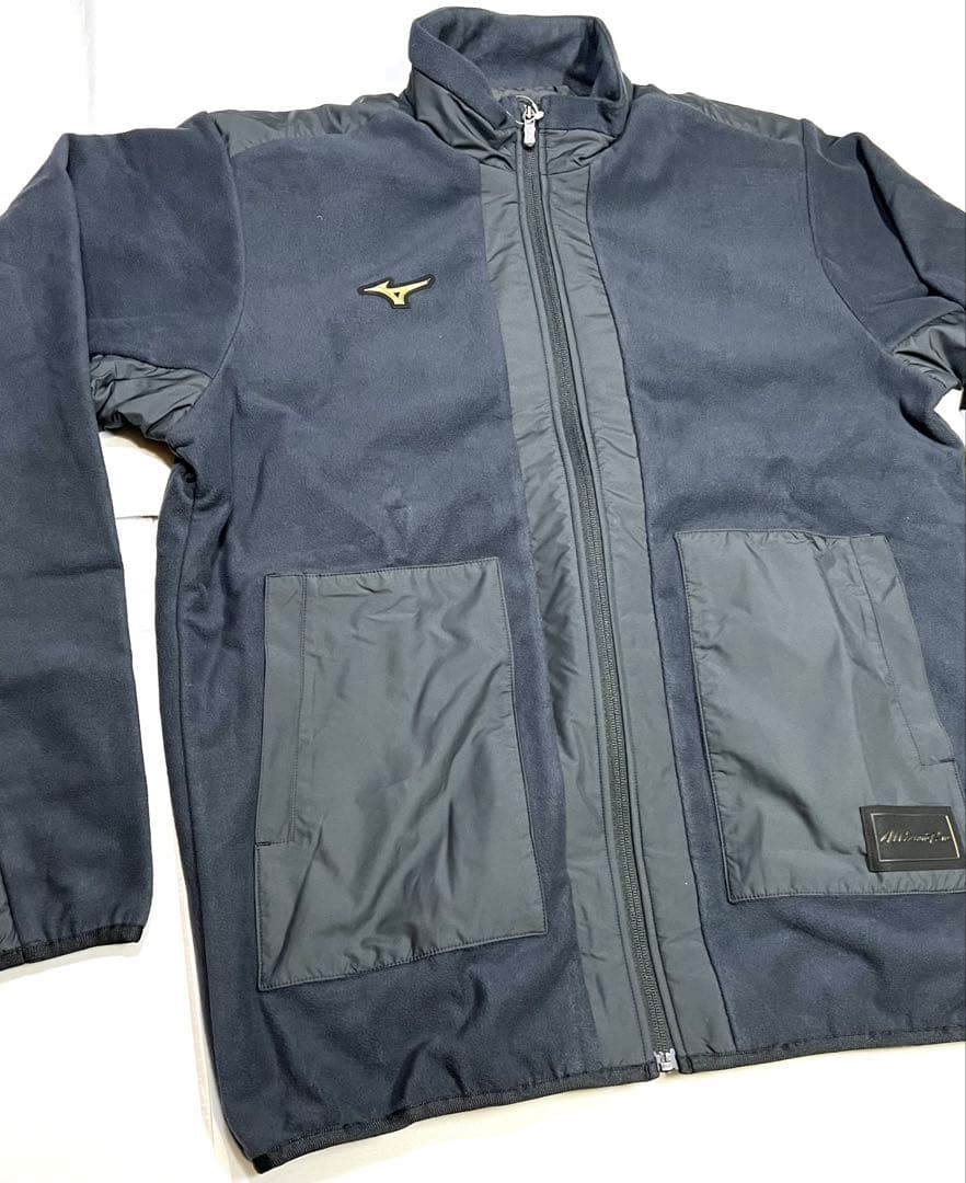 【ミズノプロ】 撥水プルーフフリースジャケット ブラック XO 12JEBK72