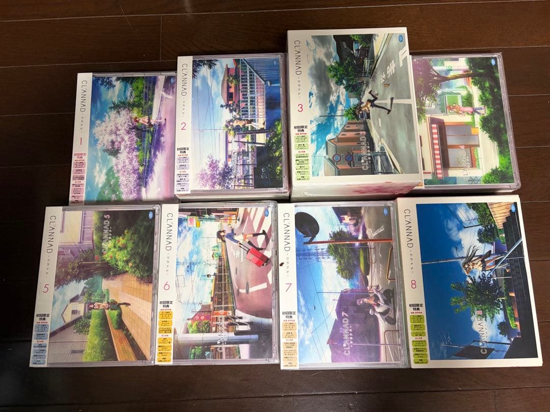 CLANNAD 1期+2期　初回全16巻セット DVD 未開封多数