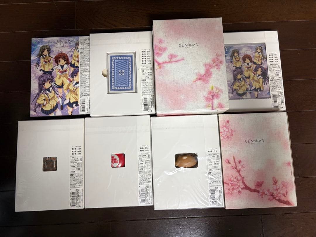 CLANNAD 1期+2期　初回全16巻セット DVD 未開封多数