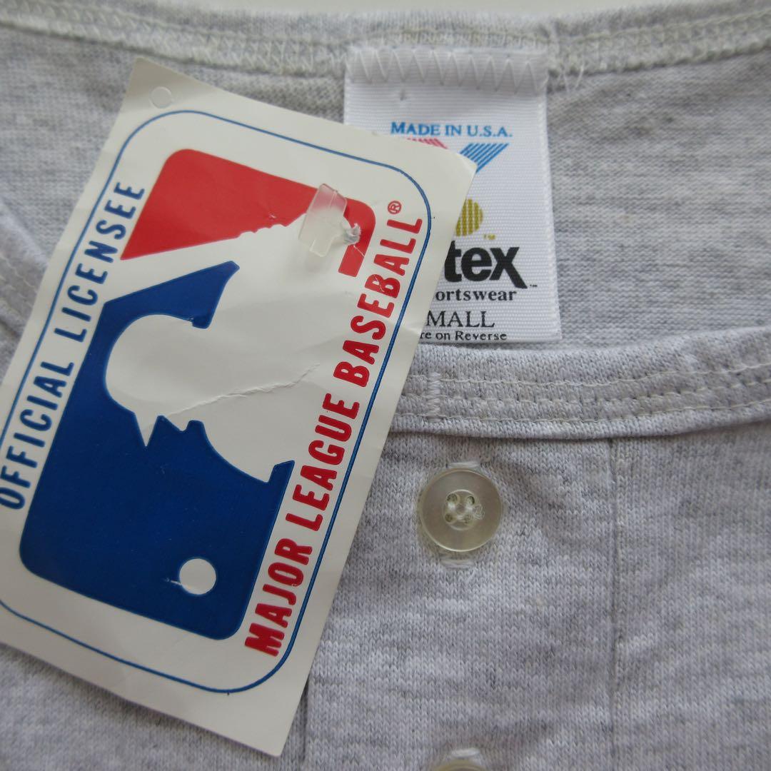 新品! 90s MLBロサンゼルスドジャース ARTEXヘンリーネックTシャツ