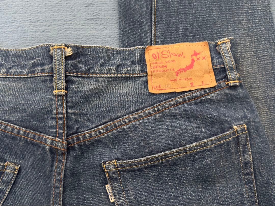 美品 orSlow 107 IVY FIT 2Year Wash M