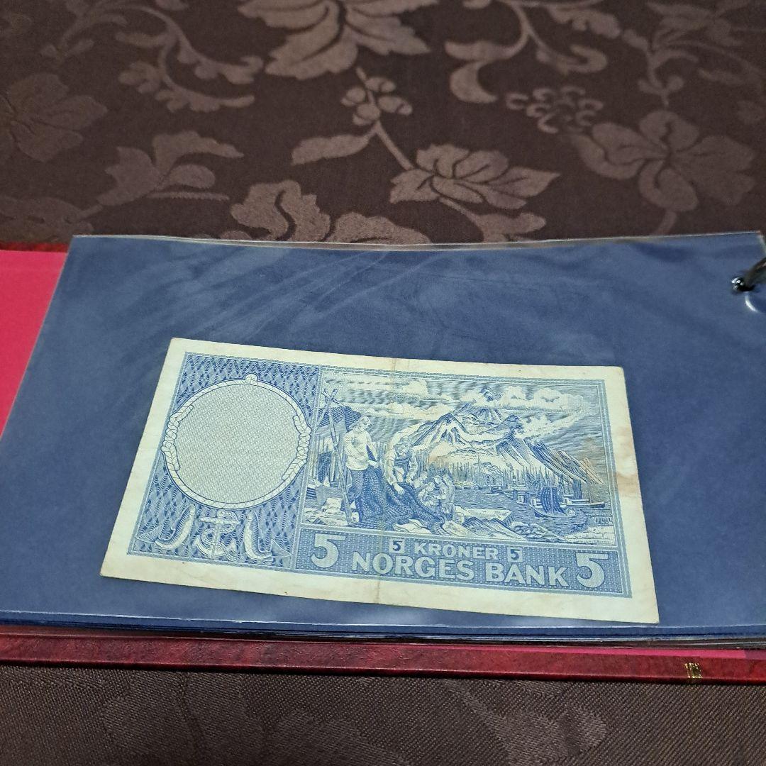 ノルウェー旧紙幣　6枚セット　5 10 50 50 100 100 クローネ