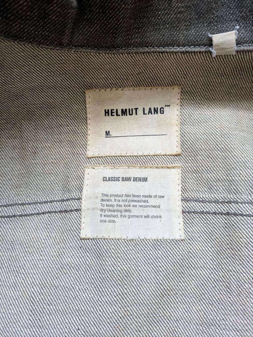 レア★HELMUT LANG グレー デニムジャケット SIZE.46[M]