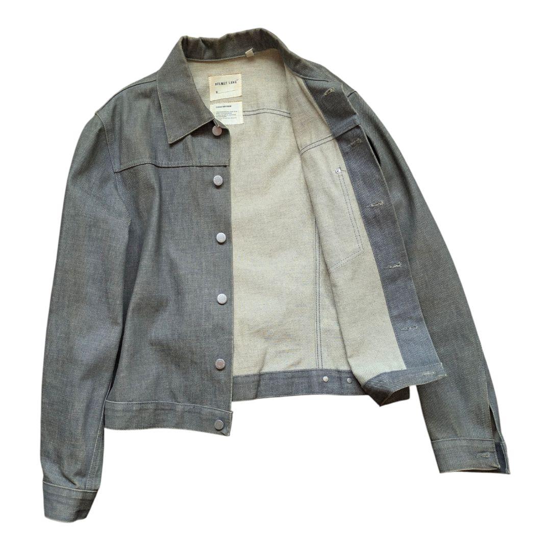 レア★HELMUT LANG グレー デニムジャケット SIZE.46[M]
